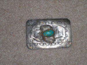 PAWN SILVER BUCKLE