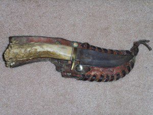 OLD STAG HANDLE SKINNING KNIFE