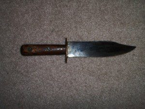 CONFEDERATE BOWIE KNIFE.