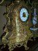 French Louis XIV Style Bronze Mantel Clock.