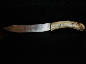 STAG HANDLE BOWIE KNIFE.