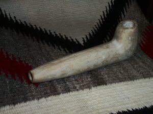 INDIAN STONE PIPE.